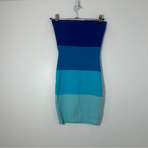 Revolve Superdown Perla Ombre Mini Dress Bandage Size S NWT - Picture 3 of 8